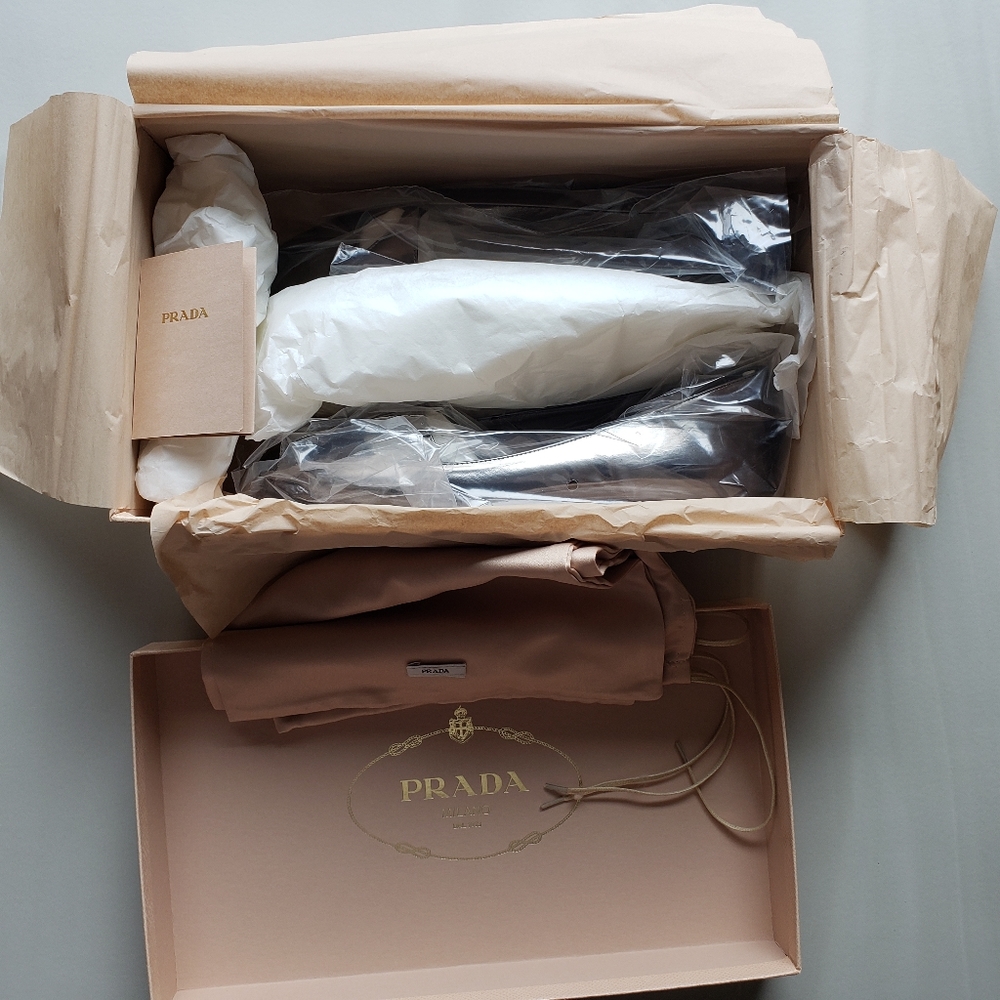 Prada sz36 flats (Anthracite+Chrome) - Picture 11 of 11